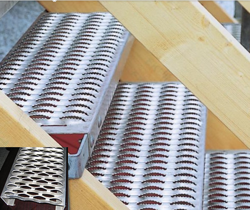 Anti-Slippery Aluminum Perforated Floor Grating