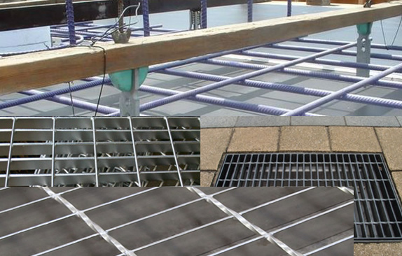 Rectangular Mesh Bar Grating